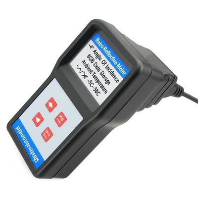 रेट्रो रिफ्लेक्टिव मीटर -4° आपतन कोण और परिवेश तापमान -5C- 50C के लिए 8GB डेटा स्टोरेज स्पेस